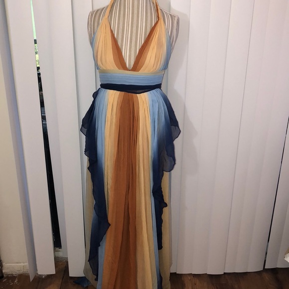 Calypso St. Barth Dresses & Skirts - Calypso silk halter maxi dress